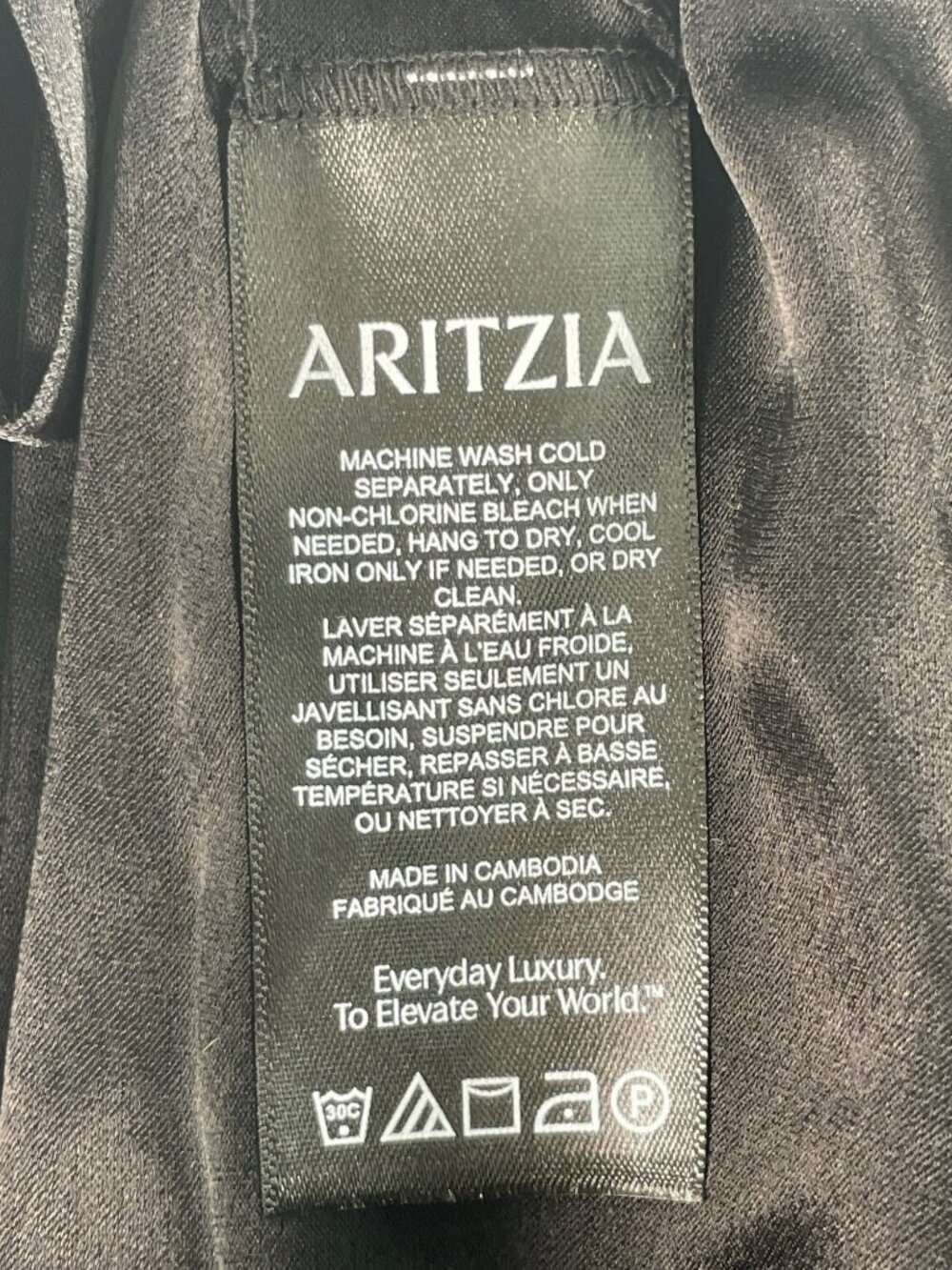 Aritzia Babaton Archer Wide Leg Black Pants Soft & Comfy Luxury Women's Sz S NEW - Picture 6 of 7